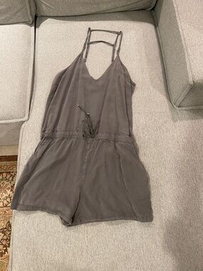 Blank NYC Gray Sleeveless Romper